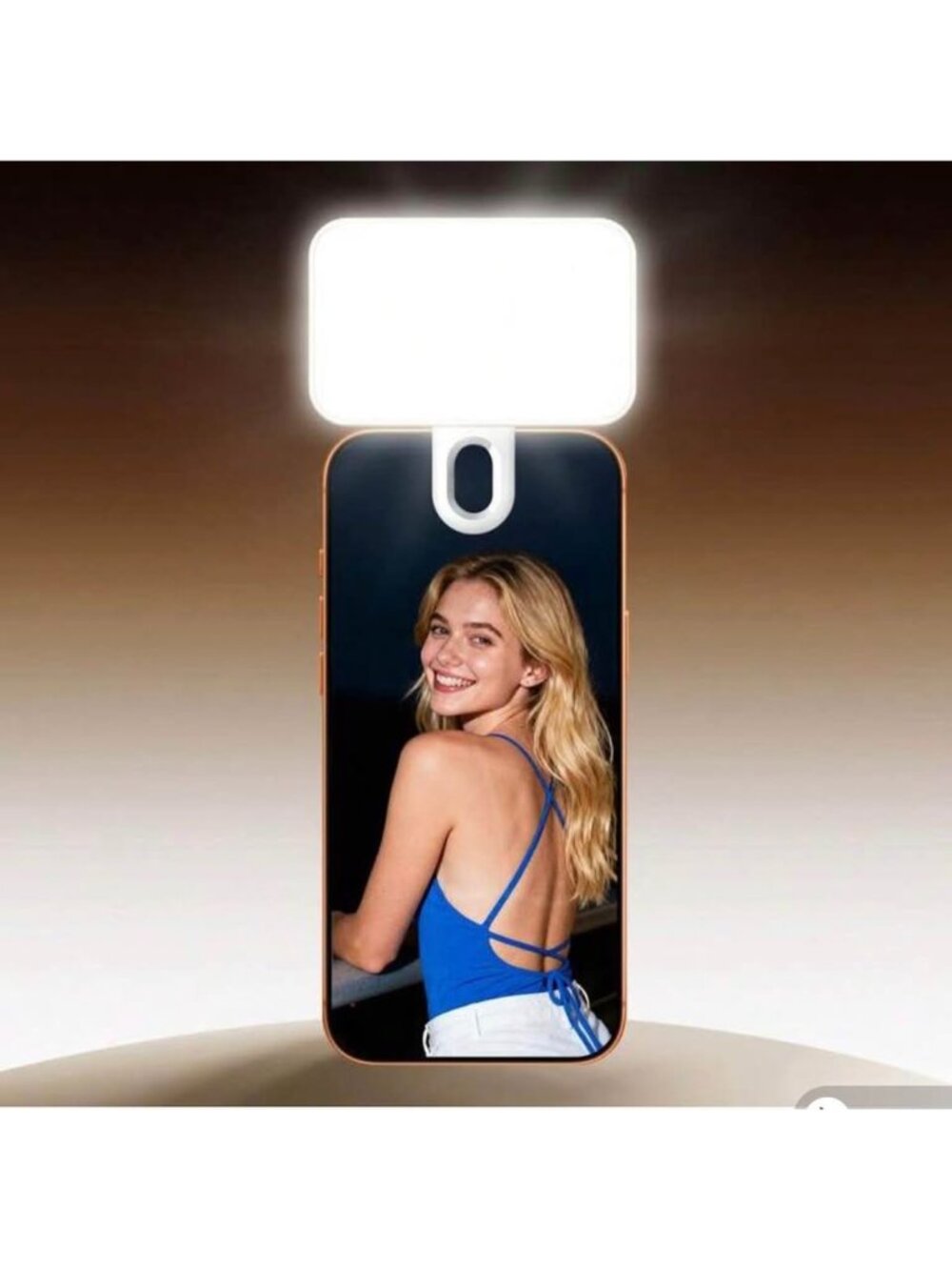 Portable Clip-on LED Selfie Light for Phones and Laptops